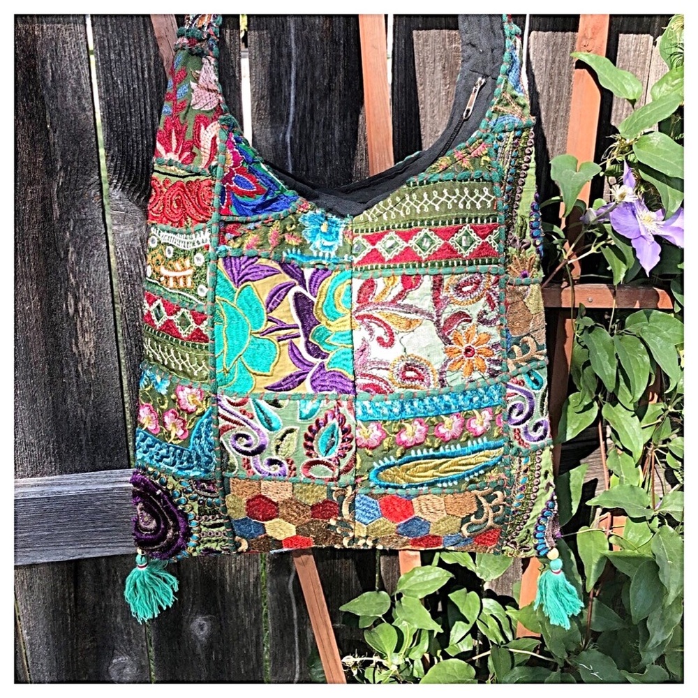 Vintage Patchwork Bag - Picture 4 of 13